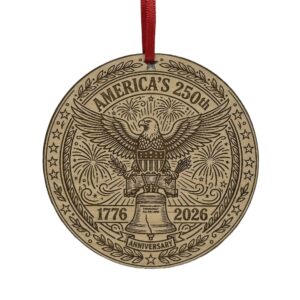 America's Eagle — Wood Ornament