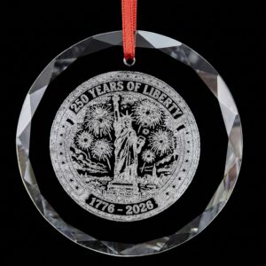 Statue of Liberty — Glass Ornament