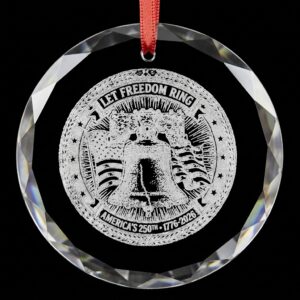 Liberty Bell — Glass Ornament
