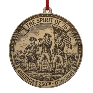 Minutemen — Wood Ornament